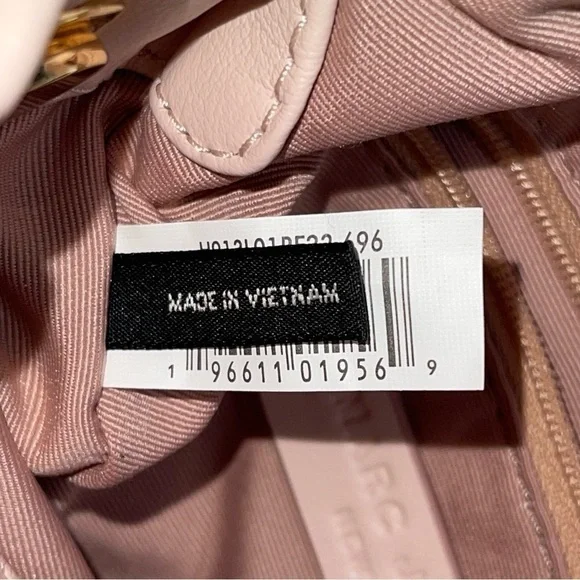 MARC JACOBS  Mini Pillow Leather Shoulder Bag - Pink NWOT - Picture 11 of 13